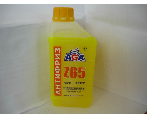 АНТИФРИЗ AGA Z65 G12++ -65 С ЖЕЛТЫЙ 1 КГ                                                            