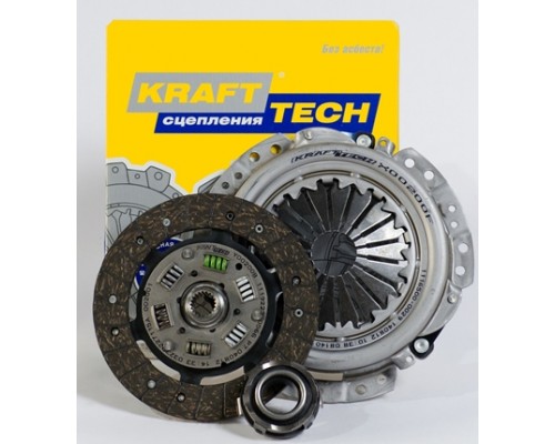 СЦЕПЛЕНИЕ В СБОРЕ LADA LARGUS, RENAULT LOGAN ДВ. 1.6, 8 КЛ. KRAFTTECH (КОМПЛЕКТ)                    