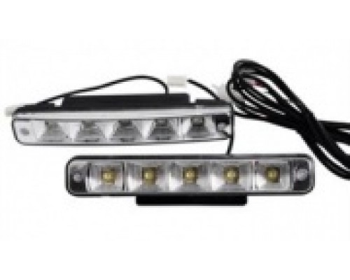ДНЕВНЫЕ ХОДОВЫЕ ОГНИ 5 LED DRL-5-2-1 БЕЛЫЙ 2 ШТ                                                     