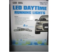 ДНЕВНЫЕ ХОДОВЫЕ ОГНИ 8 LED DRL-8-1 БЕЛЫЙ 2 ШТ                                                       