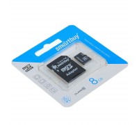 КАРТА ПАМЯТИ MICRO SD 8GB SMART BUY (CLASS 10) С АДАПТЕРОМ                                          