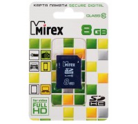 КАРТА ПАМЯТИ SDHC 8GB MIREX (CLASS 10)                                                              
