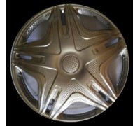 КОЛПАКИ КОЛЕСНЫЕ ДЕКОРАТИВНЫЕ R15 СЕРЕБРО STAR ДАКАР (4 ШТ.)                                      
