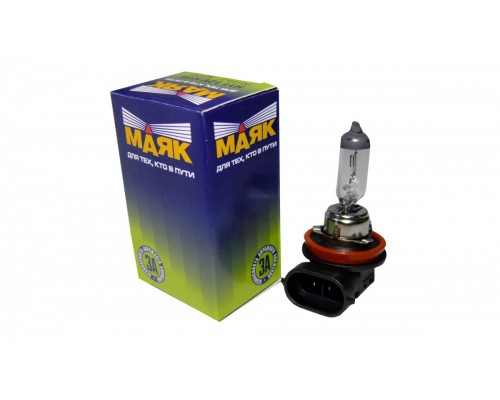 ЛАМПА ГАЛОГЕННАЯ H11 12V 55W МАЯК                                                                 