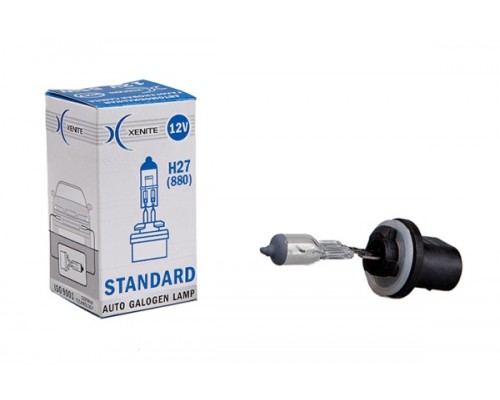 ЛАМПА ГАЛОГЕННАЯ H27 12V 27W XENITE 880 STANDART 3200K 1007006                                    
