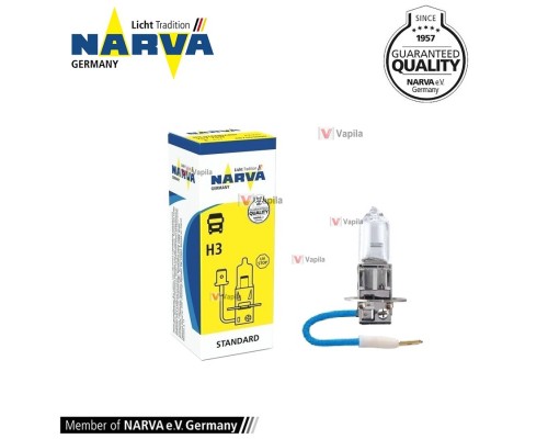 ЛАМПА ГАЛОГЕННАЯ H3 12V 55W NARVA                                                                 