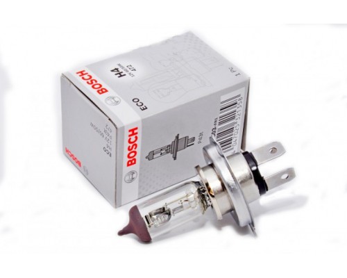 ЛАМПА ГАЛОГЕННАЯ H4 12V 60/55W BOSCH (ECO)                                                        