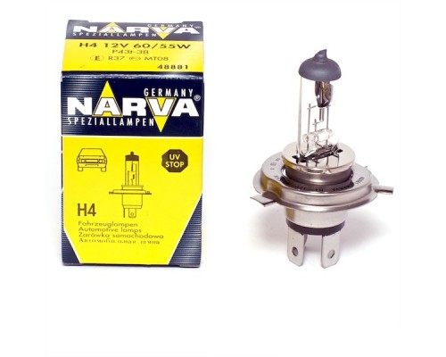 ЛАМПА ГАЛОГЕННАЯ H4 12V 60/55W NARVA                                                              