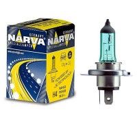 ЛАМПА ГАЛОГЕННАЯ H4 12V 60/55W NARVA (RANGE POWER BLUE, +50% СВЕТА, ГОЛУБОЙ СПЕКТР)               
