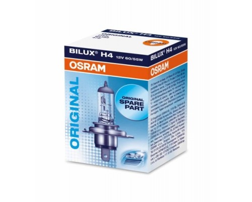 ЛАМПА ГАЛОГЕННАЯ H4 12V 60/55W OSRAM (1 ШТ.)                                                      