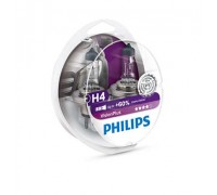 ЛАМПА ГАЛОГЕННАЯ H4 12V 60/55W PHILIPS VISIONPLUS (+60%) (2 ШТ.)                                  