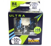 ЛАМПА ГАЛОГЕННАЯ H4 12V 60/55W МАЯК (SUPER WHITE)                                                 