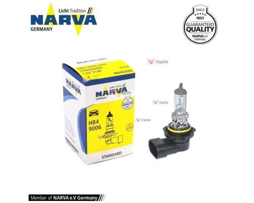 ЛАМПА ГАЛОГЕННАЯ HB4 12V 51W NARVA                                                                