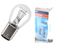 ЛАМПА ПОДСВЕТКИ P21/5W 12V 21/5W OSRAM (2-Х НИТЬЕВАЯ, СТОП-СИГНАЛ, ГАБАРИТЫ)                      