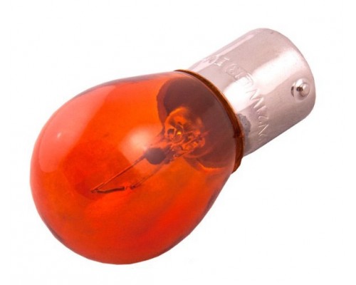 ЛАМПА ПОДСВЕТКИ PY21W 12V 21W МАЯК (ЖЕЛТАЯ, СО СМЕЩЕННЫМ ЦОКОЛЕМ)                                 