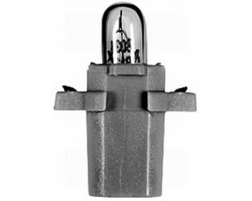 ЛАМПА ПОДСВЕТКИ W1,2W 12V 1,2W КЭП (VDO, В ПАНЕЛЬ ПРИБОРОВ, С ПАТРОНОМ)                           