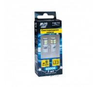 ЛАМПА ПОДСВЕТКИ СВЕТОДИОДНАЯ T10 12V AVS (БЕЛЫЙ, 9SMD, 3 CHIP, W5W, БЛИСТЕР) (                    