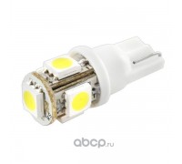 ЛАМПА ПОДСВЕТКИ СВЕТОДИОДНАЯ T10 12V SKYWAY (10 SMD ДИОДОВ БЕЗ ЦОКОЛЯ 1-КОНТАКТНАЯ БЕЛАЯ)         