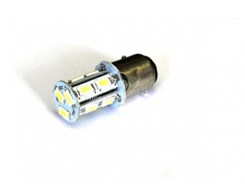 ЛАМПА СВЕТОДИОДНАЯ 12V 21/5W T20-13SMD WHITE(СТОП,ГАБАРИТ)                                          