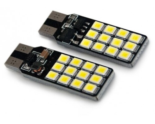ЛАМПА СВЕТОДИОДНАЯ T10 12V AVS (БЕЛЫЙ, 24SMD, W5W, БЛИСТЕР)                                       