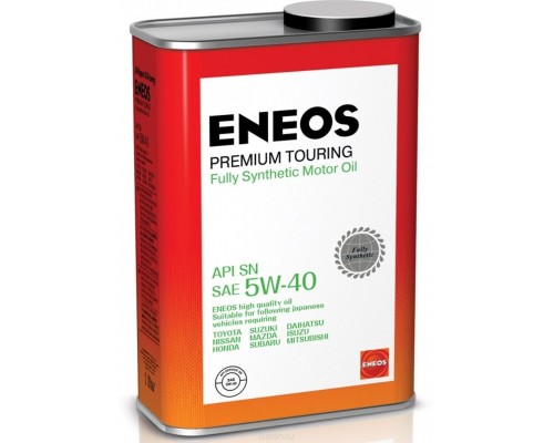 МАСЛО МОТОРНОЕ ENEOS PREMIUMTOURING 5W-40 SN СИНТЕТИЧЕСКОЕ 1 Л                                      