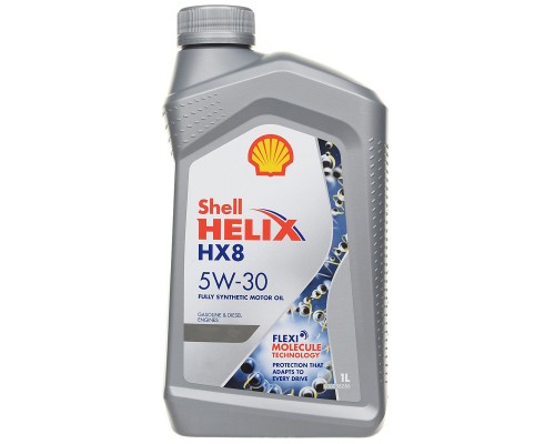 МАСЛО МОТОРНОЕ SHELL HELIX HX8 5W-30 SL/CF A3/B3/B4 СИНТЕТИЧЕСКОЕ 1 Л                               