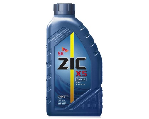 МАСЛО МОТОРНОЕ ZIC X5 10W-40 SP ПОЛУСИНТЕТИЧЕСКОЕ 1 Л                                               