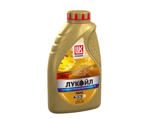 МАСЛО МОТОРНОЕ LUKOIL ЛЮКС 5W-40 SL/CF A3/B3/B4 ПОЛУСИНТЕТИЧЕСКОЕ 1 Л                               