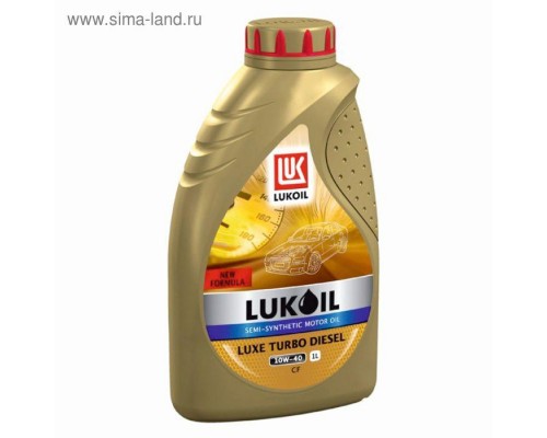 МАСЛО МОТОРНОЕ LUKOIL ЛЮКС ТУРБО ДИЗЕЛЬ 10W-40 CF ПОЛУСИНТЕТИЧЕСКОЕ 1 Л                             