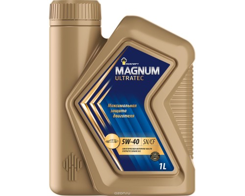 МАСЛО МОТОРНОЕ РОСНЕФТЬ MAGNUM ULTRATEC 5W40 (1 Л) СИНТ.                                          