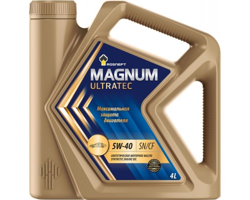 МАСЛО МОТОРНОЕ РОСНЕФТЬ MAGNUM ULTRATEC 5W40 (4 Л) СИНТ.                                          