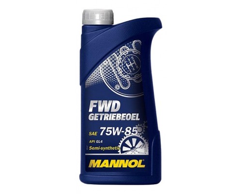 МАСЛО ТРАНСМИССИОННОЕ MANNOL 8101 FWD 75W-85 ПОЛУСИНТЕТИЧЕСКОЕ 1 Л (GL-4)                           