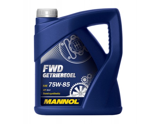 МАСЛО ТРАНСМИССИОННОЕ MANNOL 8101 FWD 75W-85 ПОЛУСИНТЕТИЧЕСКОЕ 4 Л (GL-4)                           