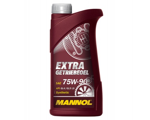 МАСЛО ТРАНСМИССИОННОЕ MANNOL 8103 EXTRA GETRIEBEOEL 75W-90 СИНТЕТИЧЕСКОЕ 1 Л (GL-4/GL-5)            
