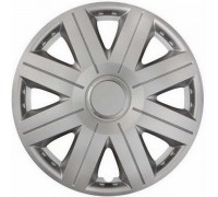 КОЛПАКИ КОЛЕСНЫЕ ДЕКОРАТИВНЫЕ R15 СЕРЕБРО JESTIC КОСМОС (4 ШТ.)                                   