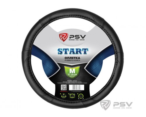 ОПЛЕТКА НА РУЛЬ M PSV AVATAR/START ЭКО-КОЖА, ЧЕРНЫЙ                                               