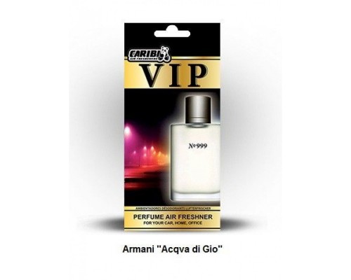 АРОМАТИЗАТОР PERFUME VIP ARMANI ACQVA DI GIO VIP999                                                 