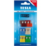 ПРЕДОХРАНИТЕЛИ ФЛАЖКОВЫЕ ВАЗ 2110 Н/О TESLA 12 ШТ., 1Х5А,2Х7,5А,1Х10А,2Х15А,2Х20А,2Х25А,2Х30        
