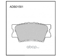 КОЛОДКИ ТОРМОЗНЫЕ (ЗАД.) TOYOTA RAV4 2.0/2.2 06- ADB01581                                           