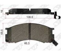КОЛОДКИ ТОРМОЗНЫЕ (ПЕР.) ADB3746 ESTIMA/LUMINA/LUCIDA                                               