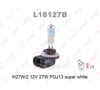 ЛАМПА АВТО L18127B 12V H27W/2 SUPER WHITE (СУПЕР БЕЛЫЙ СВЕТ)                                        