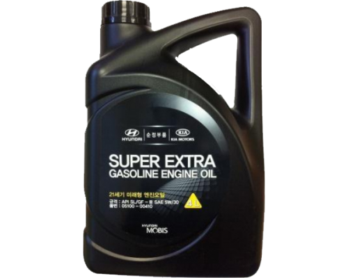 МАСЛО МОТОРНОЕ  (П/СИНТ.) 4Л. 5W30  HYNDAI/KIA SUPER EXTRA GASOLINE                                 