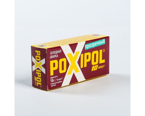 ХОЛОДНАЯ СВАРКА POXIPOL  (14 МЛ) (ПРОЗРАЧНАЯ)                                                     