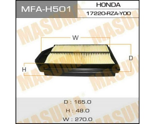 ФИЛЬТР ВОЗДУШНЫЙ HONDA FIT ARIA 1.5 05-08  MFA-1003                                                 