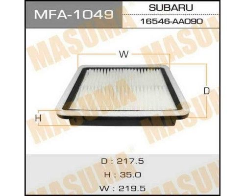 ФИЛЬТР ВОЗДУШНЫЙ SUBARU LEGACY 2.0/2.5/3.0 03-  MFA-1049                                            