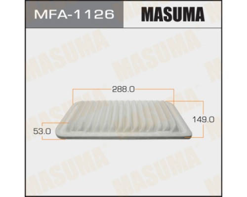 ФИЛЬТР ВОЗДУШНЫЙ TOYOTA COROLLA (02-), AVENSIS(03-), BYD F3 MFA-1126                                