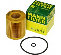 ФИЛЬТР МАСЛЯНЫЙ HU711/2x MAZDA 3/6/MPV/CX7 2.3 02->                                                 
