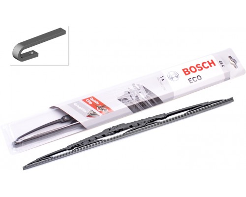 ЩЕТКА СТЕКЛООЧИСТИТЕЛЯ КАРКАСНАЯ (450 ММ) BOSCH ECO                                               