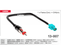 АДАПТЕР АНТЕННЫЙ CARAV ISO 13-007 VW/AUDI/OPEL/SKODA                                                