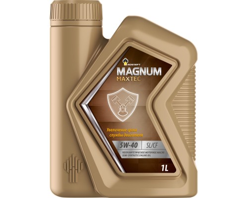 МАСЛО МОТОРНОЕ РОСНЕФТЬ MAGNUM MAXTEC 5W40 (1 Л) П/СИНТ.                                          
